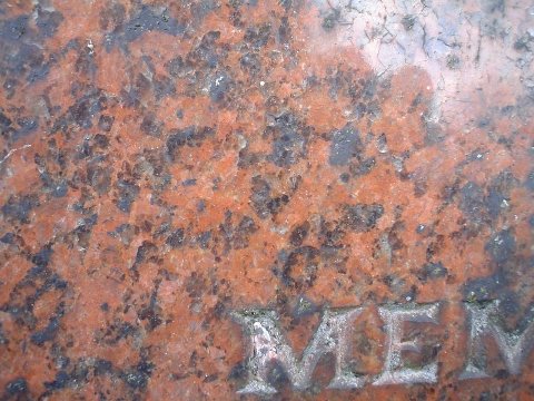 Peterhead
Granite headstone