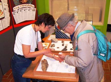 Rock and fossil day at the Bucks County Museum